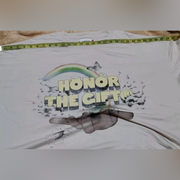 HONOR THE GIFT• Palms Graphic S/S Tee• Cream• Men's 3XL New W/Tags - Picture 6 of 9